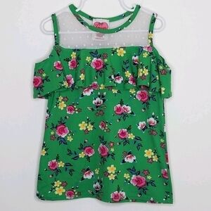 Forever Girl Cold Shoulder Flower Shirt 6